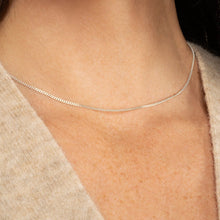 Load image into Gallery viewer, Curb Chain Necklace - Chuck Silver